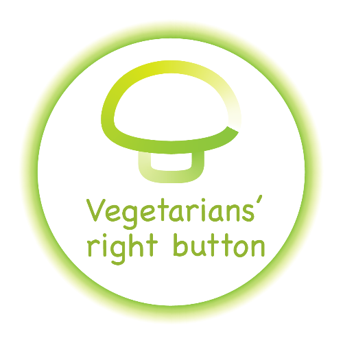 Vegetarians’ right button